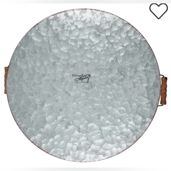 *Let’s Watch A Chick Flick Galvanized Metal Farmhouse Tray - Picture 14 of 16